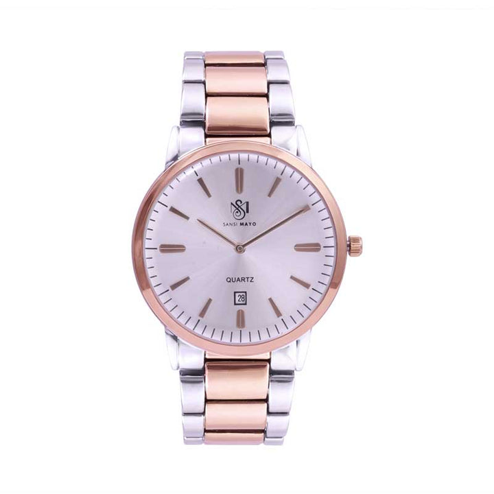 Sansi Mayo Two-Tone Rose Gold Wrist Watch