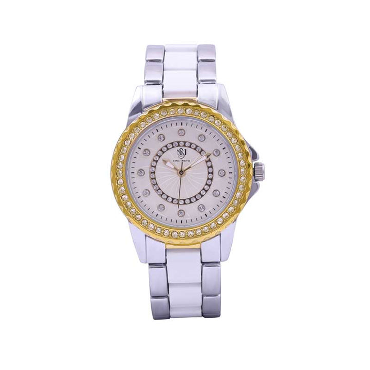 Sansi Mayo Round Two Tone Wrist Watch