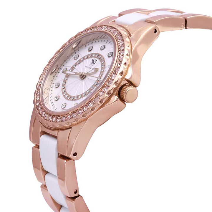 Sansi Mayo Round Two Tone Wrist Watch - Rosegold Radiance