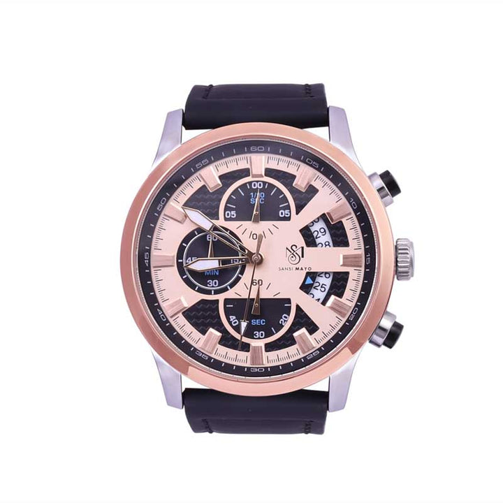 Sansi Mayo Two-Tone Rose Gold & Silver Wrist Watch