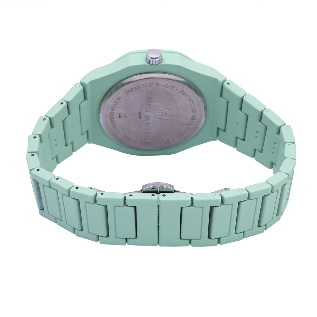 Sansi Mayo Couple Sea Green Elegance Wrist Watch Sets