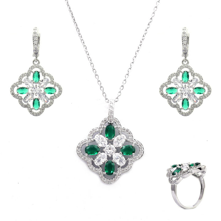 Sansi Mayo Emerald Charm Set