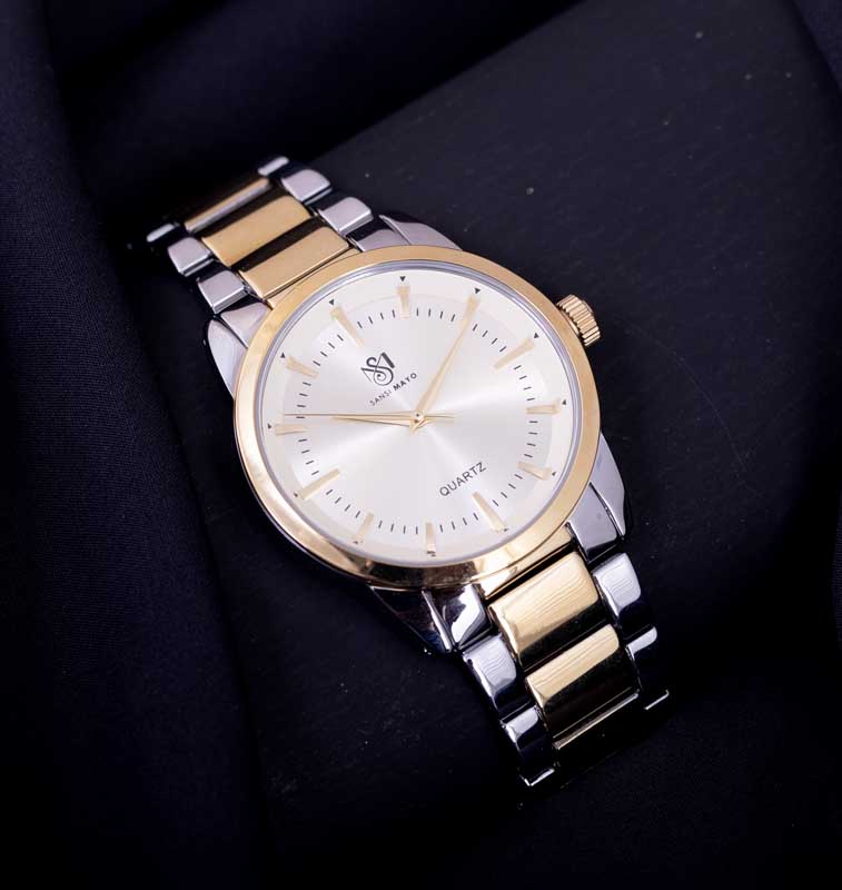 Sansi Mayo Two-Tone Gold Wrist Watch