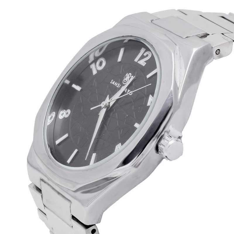 Sansi Mayo Silver Noir Wrist Watch