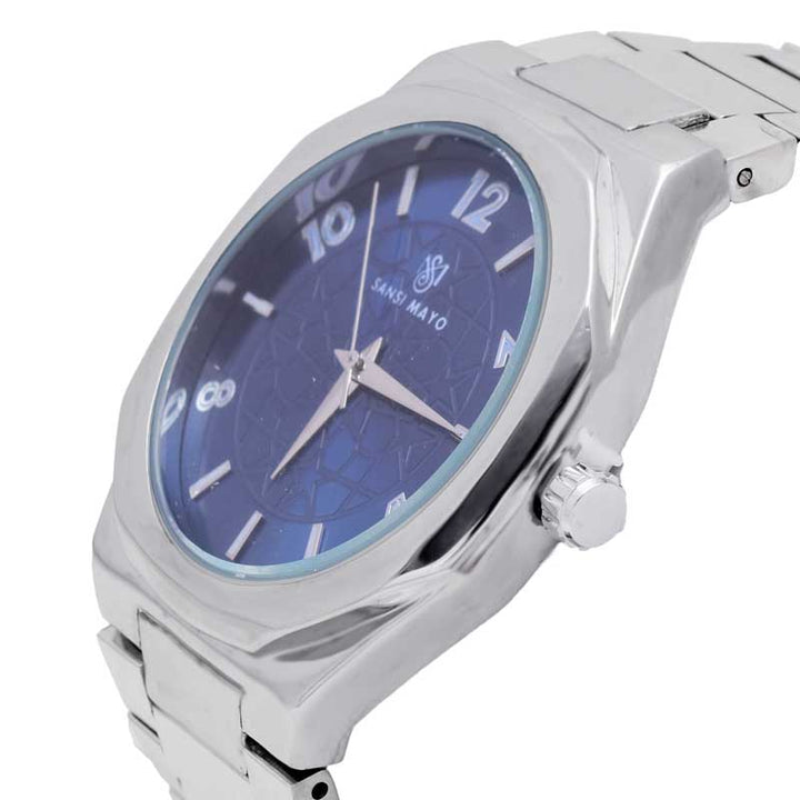 Sansi Mayo Silver & Blue Harmony Wrist Watch