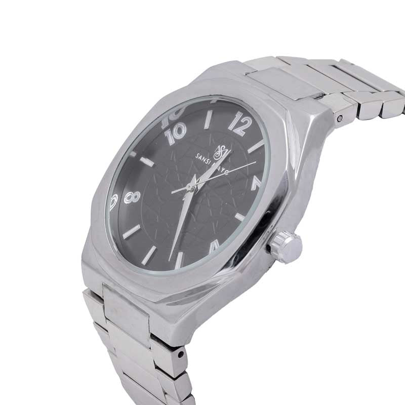 Sansi Mayo Silver Noir Wrist Watch