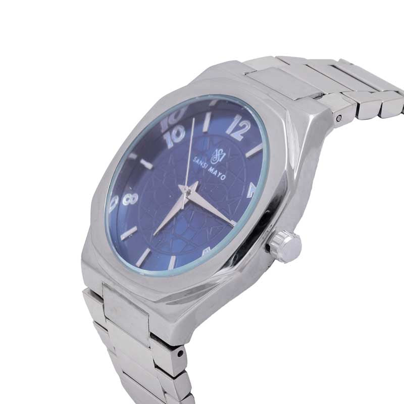 Sansi Mayo Silver & Blue Harmony Wrist Watch