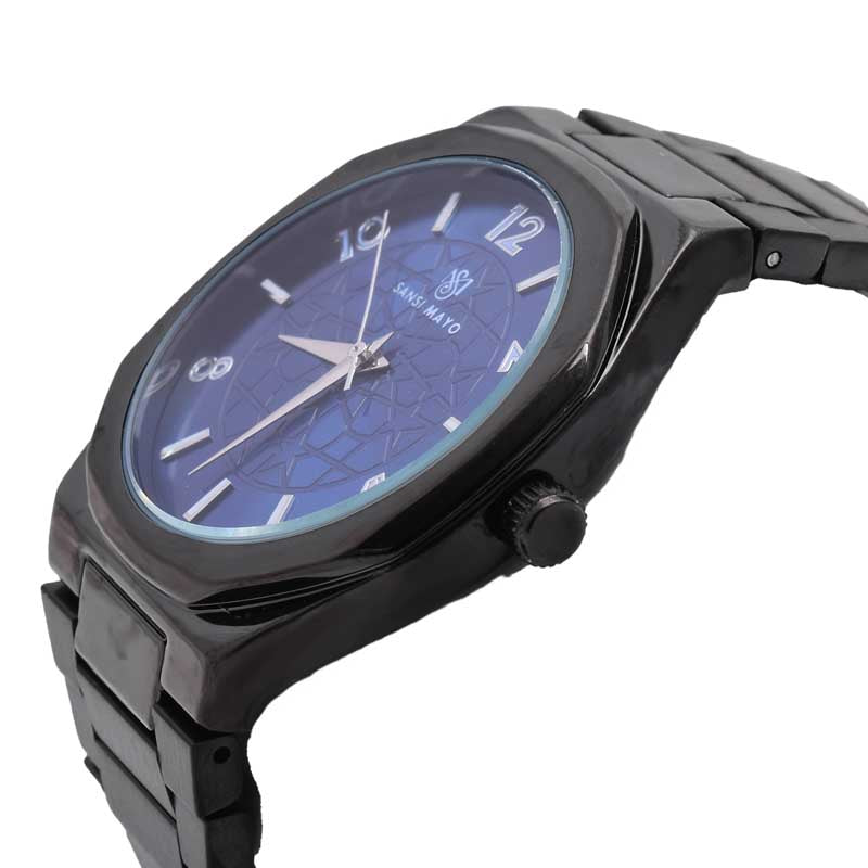 Sansi Mayo Black & Blue Fusion Wrist Watch