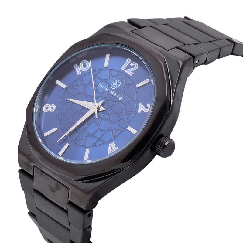 Sansi Mayo Black & Blue Fusion Wrist Watch