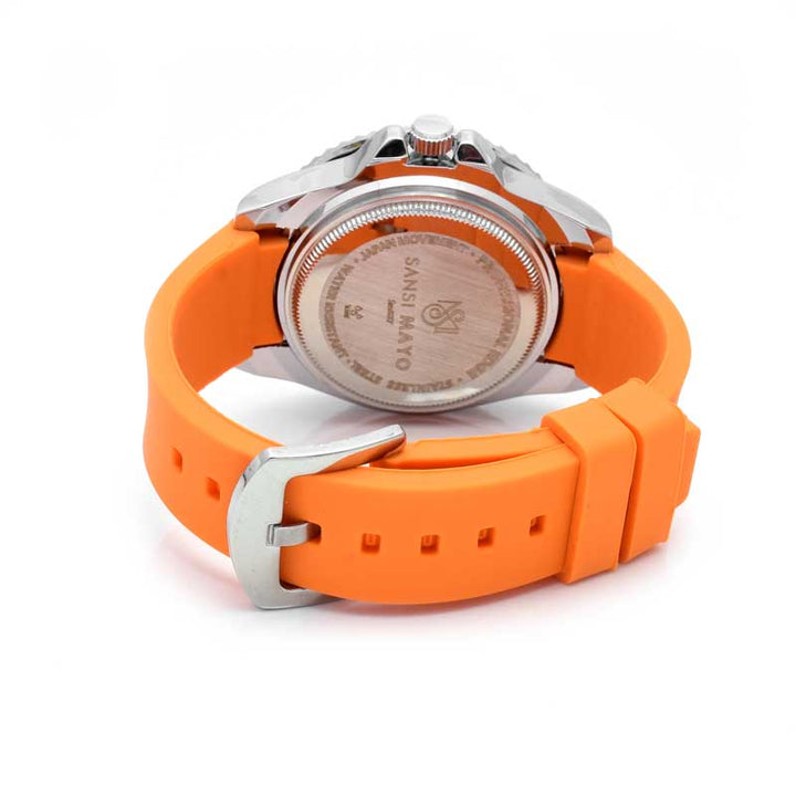 Sansi Mayo Round Two Tone Wrist Watch - Bold Contrast