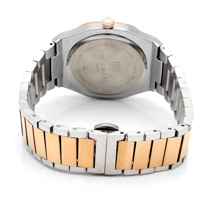 Sansi Mayo Two-Tone Rose Gold & Black Luxe Wrist Watch