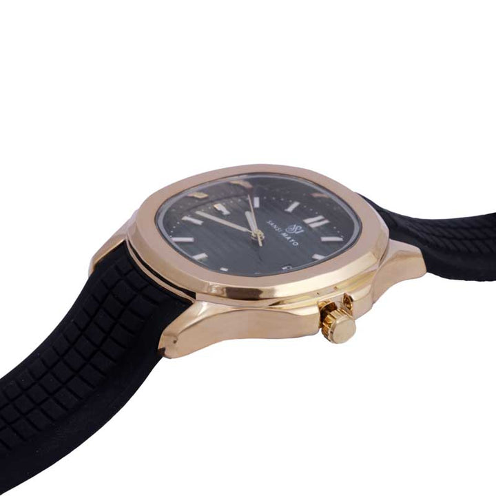 Sansi Mayo Round Rose Gold Wrist Watch - Green Essence