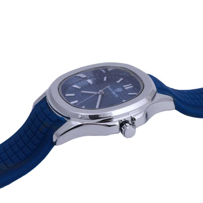 Sansi Mayo Round Silver Wrist Watch - Blue Sky