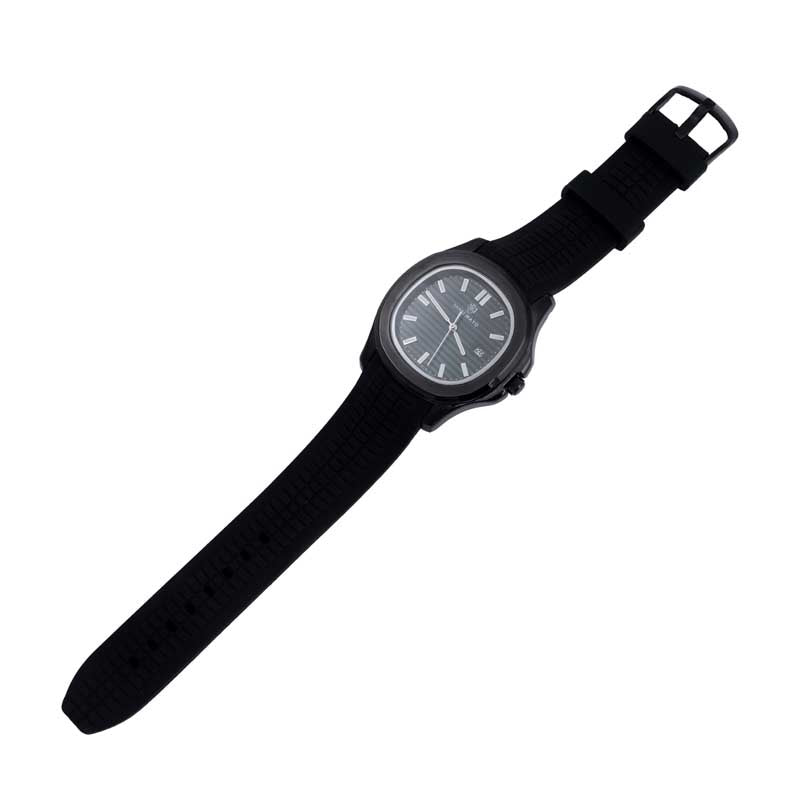 Sansi Mayo Round Black Wrist Watch - Stealth Green