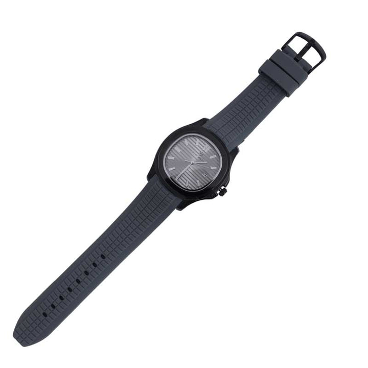 Sansi Mayo Round Black Wrist Watch - Stealth Gray