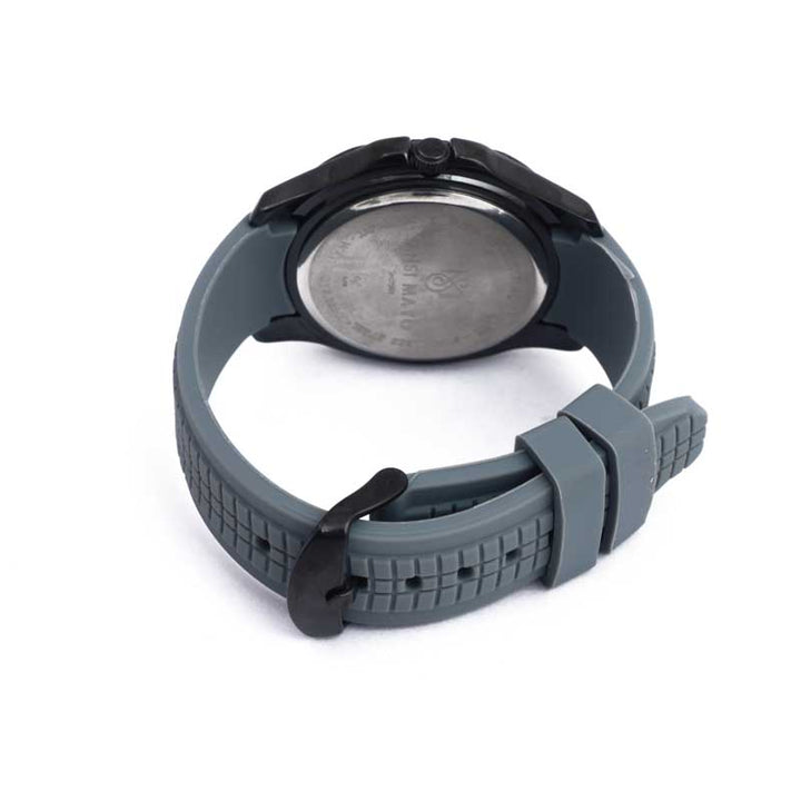 Sansi Mayo Round Black Wrist Watch - Stealth Gray