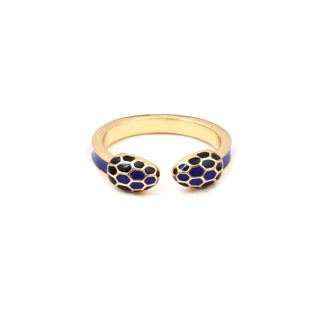 Sansi Mayo Golden Blue Snack Delight Bangles & Ring Set