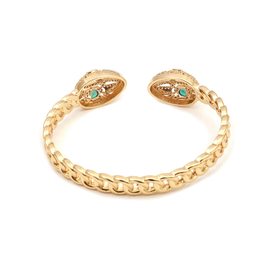 Sansi Mayo Gleaming Gold Snack Stone Bangles & Ring Set