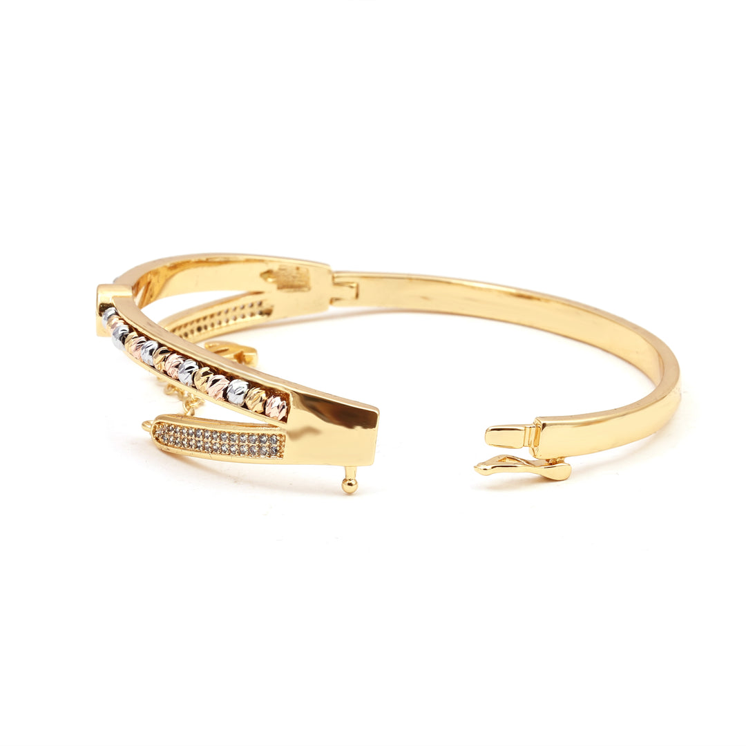 Sansi Mayo Elegant Golden Bliss Bangles & Ring Set