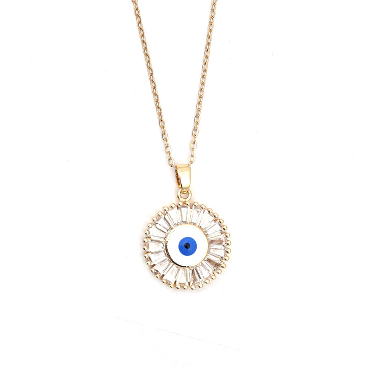 Sansi Mayo Radiant Evil Eye Charm Necklace