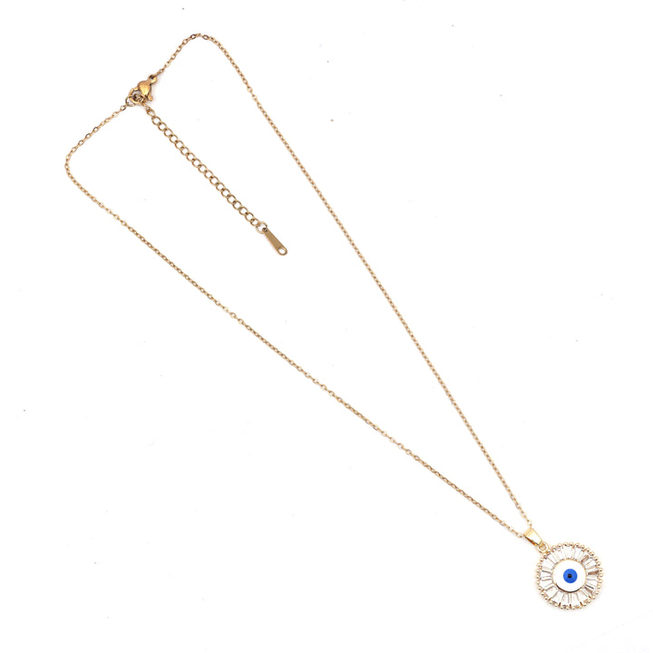 Sansi Mayo Radiant Evil Eye Charm Necklace