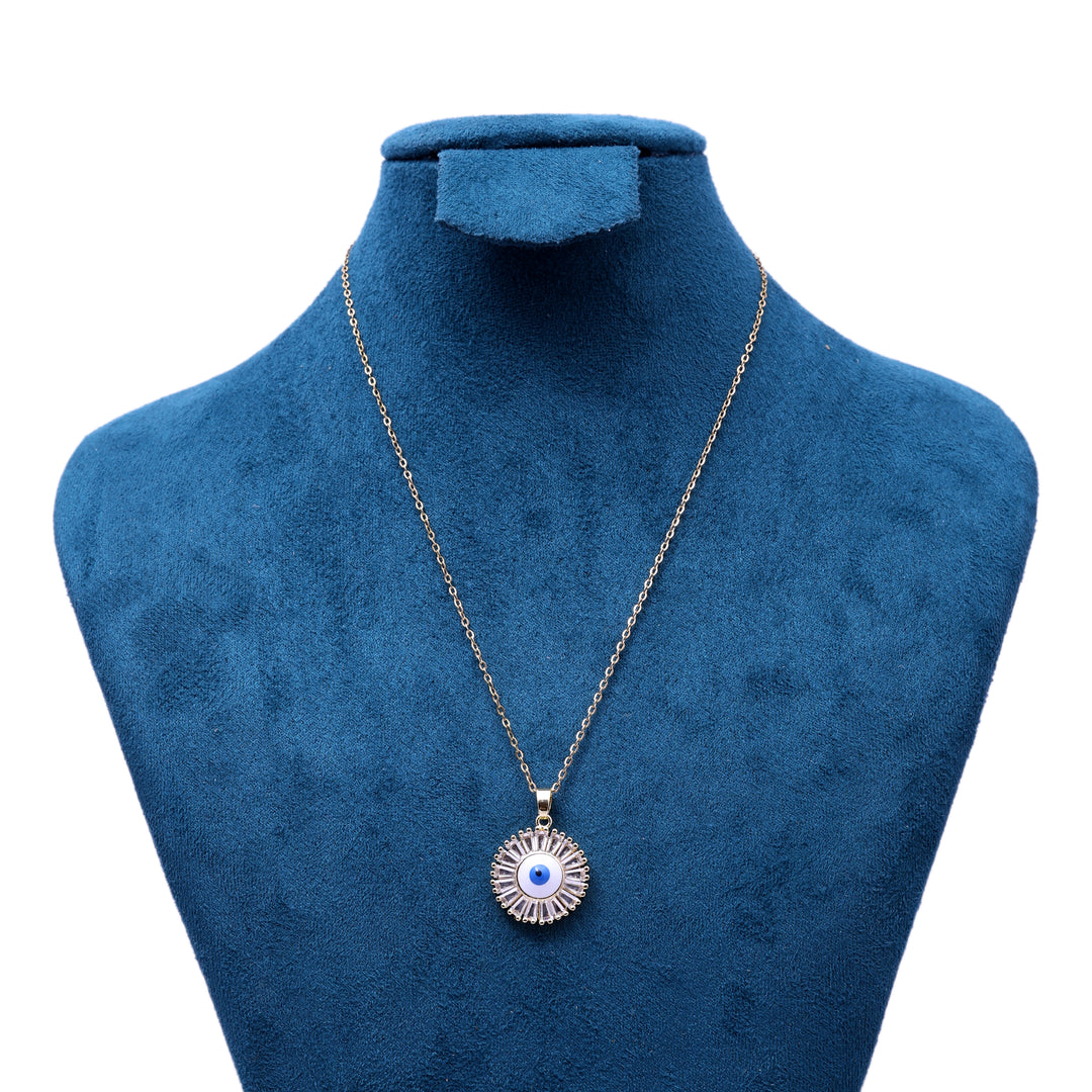 Sansi Mayo Radiant Evil Eye Charm Necklace