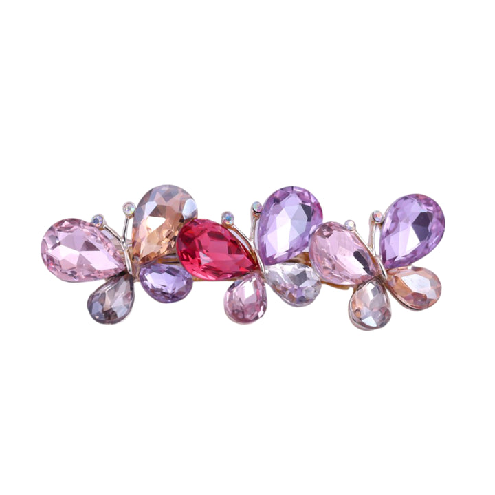 Sansi Mayo Multicolor Stones Glamorous Golden Hair Backpin