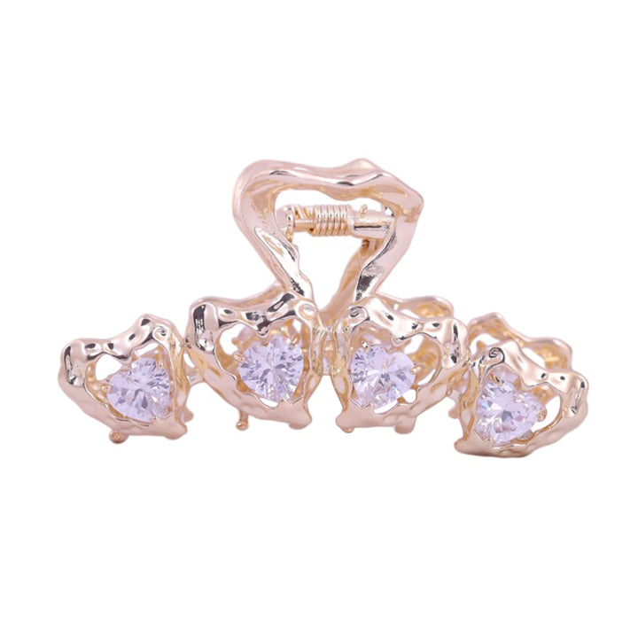 Sansi Mayo Classic Heart Shaped Golden Hair Clutcher