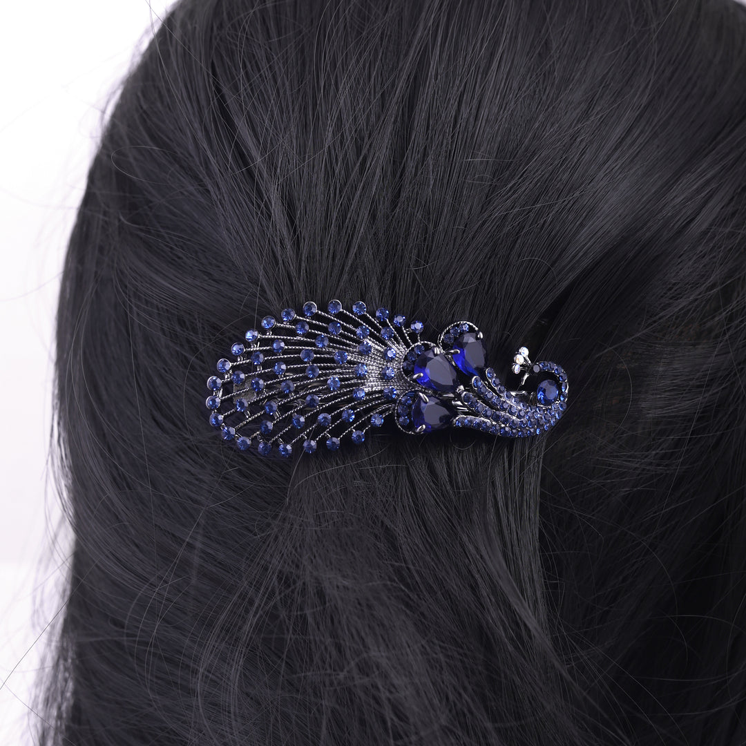 Sansi Mayo Elegant Blue Brass Hair Clutcher