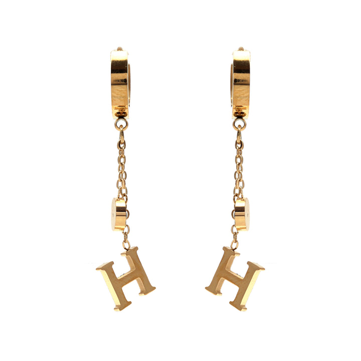 Sansi Mayo H-Embrace Alphabet Earrings