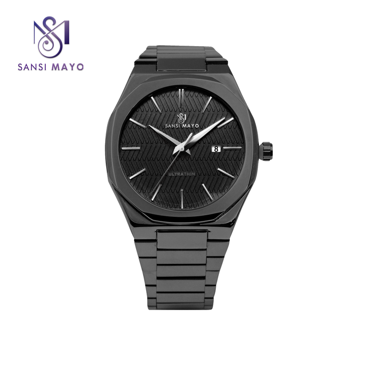 Sansi Mayo Men’s Black Two-Tone Wrist Watch