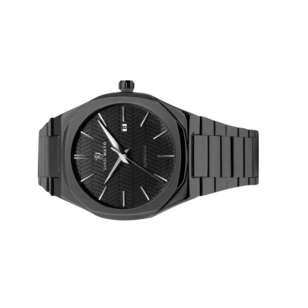 Sansi Mayo Men’s Black Two-Tone Wrist Watch