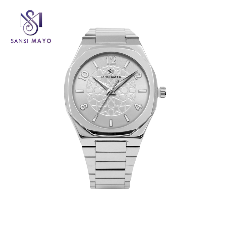 Sansi Mayo Silver Precision Wrist Watch