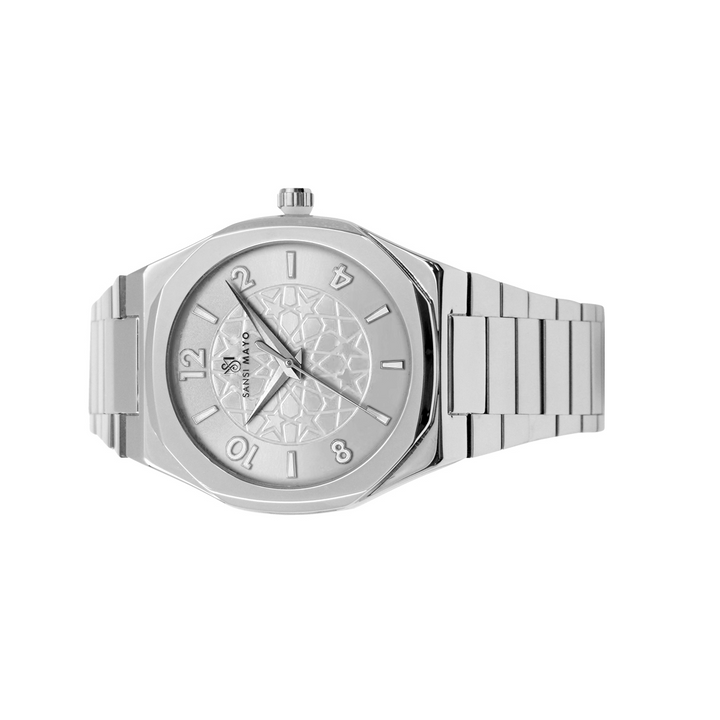 Sansi Mayo Silver Precision Wrist Watch