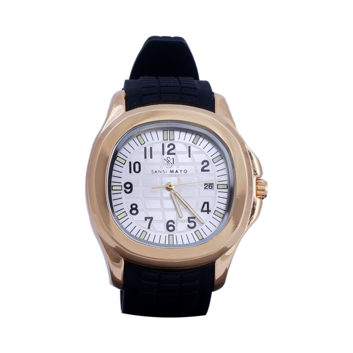 Sansi Mayo Round Gold & Coffe  Wrist Watch