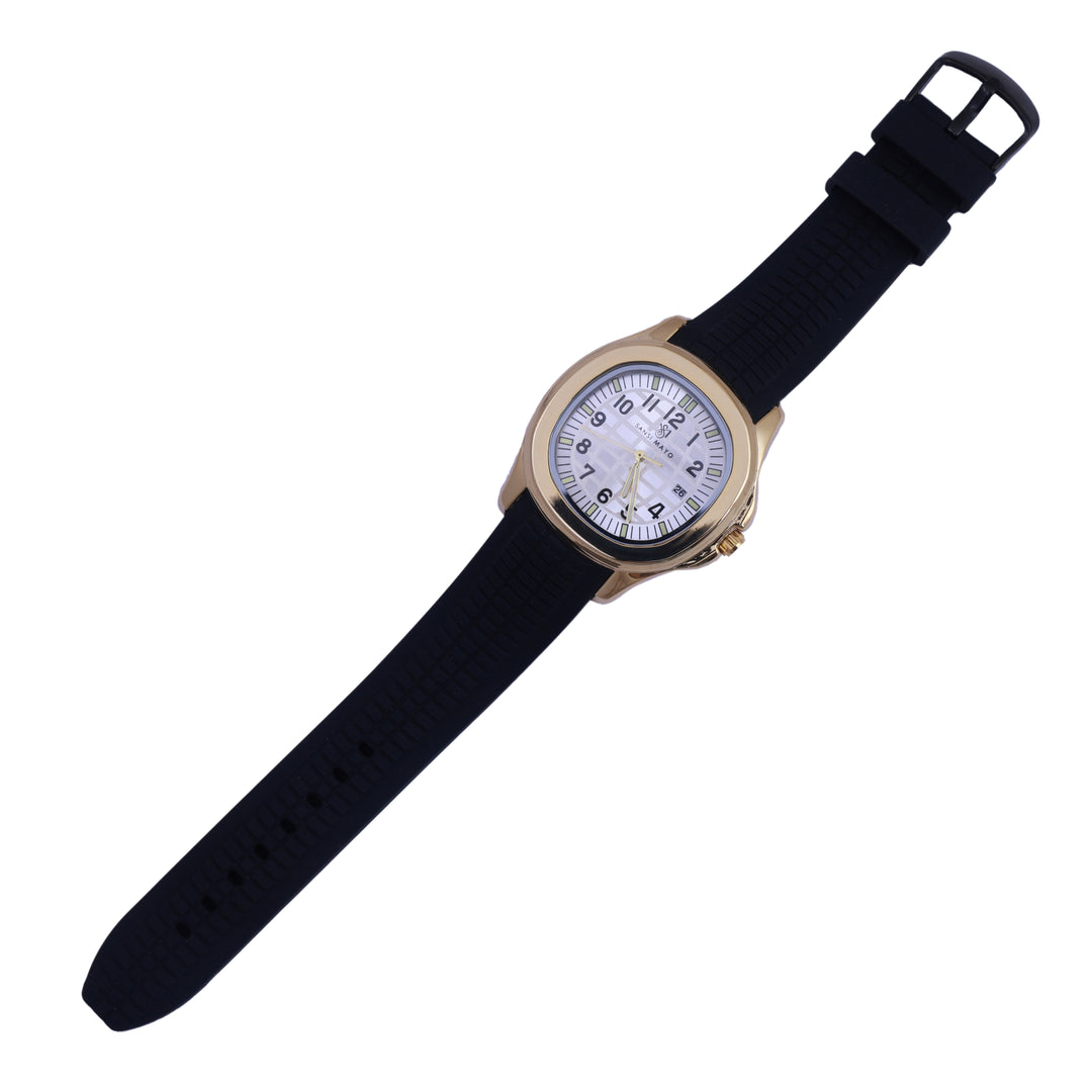 Sansi Mayo Round Gold & Coffe  Wrist Watch