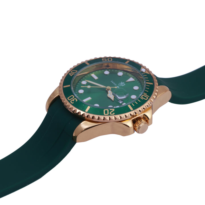 Sansi Mayo Round Two Tone Wrist Watch - Green