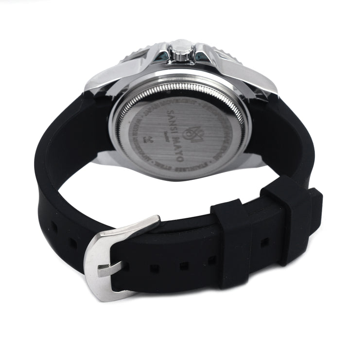 Sansi Mayo Round Two Tone Wrist Watch - Black