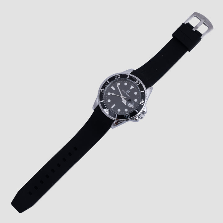 Sansi Mayo Round Two Tone Wrist Watch - Black