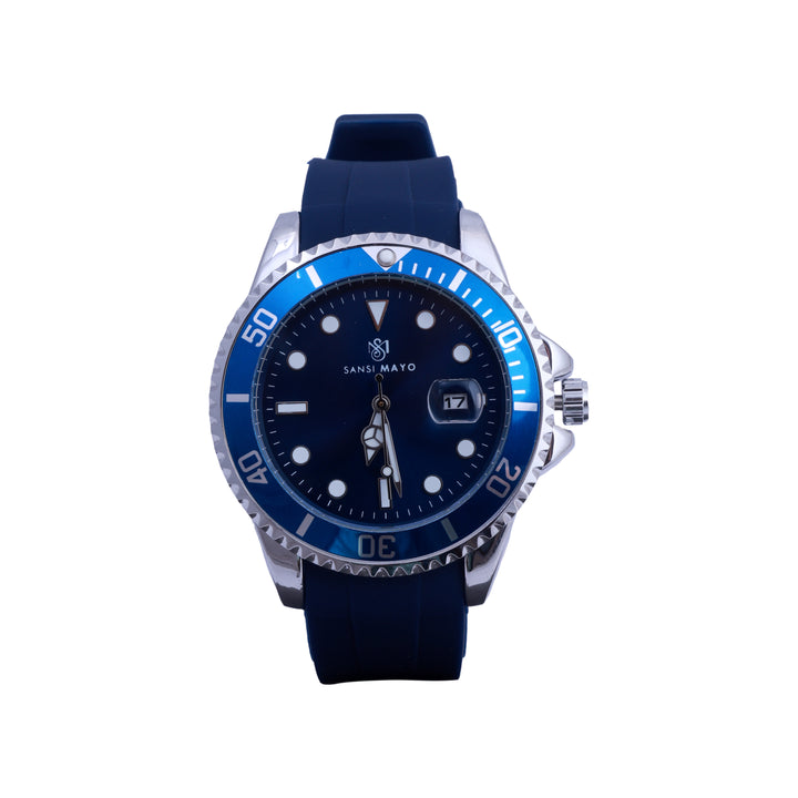 Sansi Mayo Round Two Tone Wrist Watch - Blue