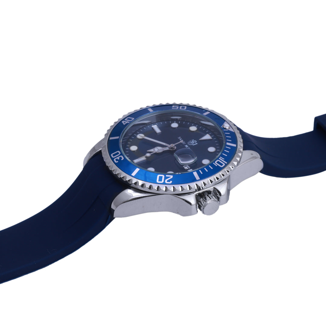 Sansi Mayo Round Two Tone Wrist Watch - Blue