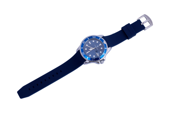 Sansi Mayo Round Two Tone Wrist Watch - Blue