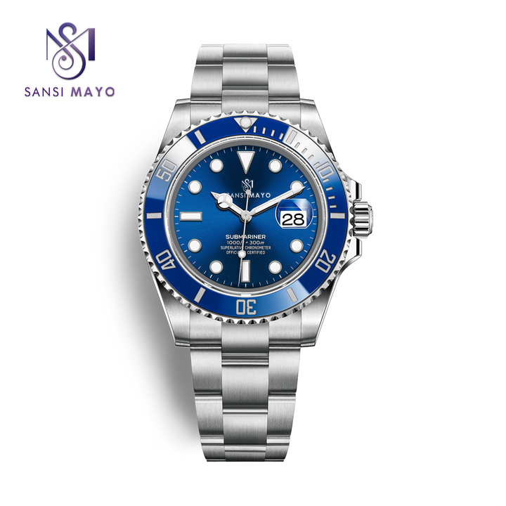 Sansi Mayo Two-Tone Blue Fusion Wrist Watch