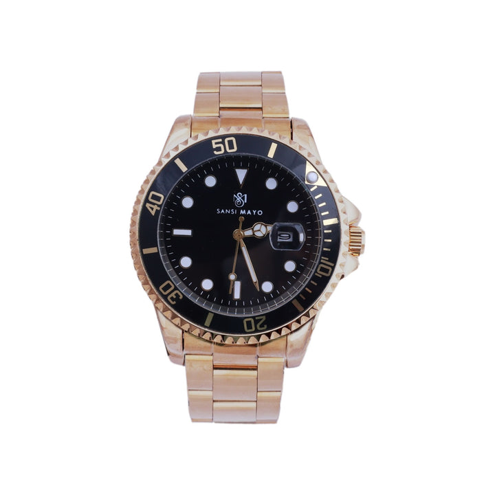 Sansi Mayo Two-Tone Black Elegance Wrist Watch