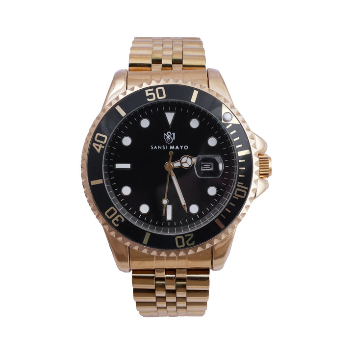 Sansi Mayo Two-Tone Black Elegance Wrist Watch