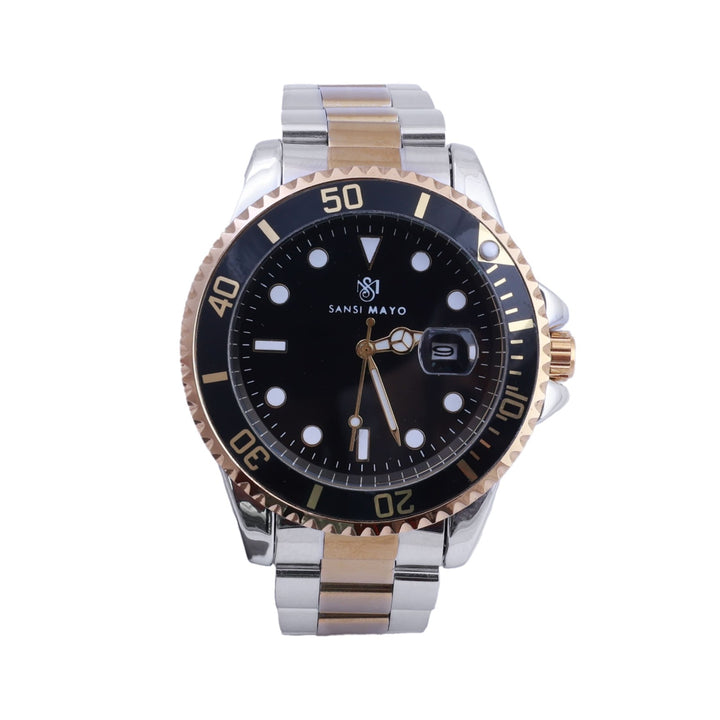 Sansi Mayo Two-Tone Black Elegance Wrist Watch